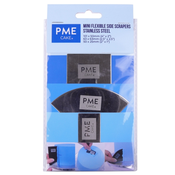 Mini Flexible Side Scrapers - Set of 3
